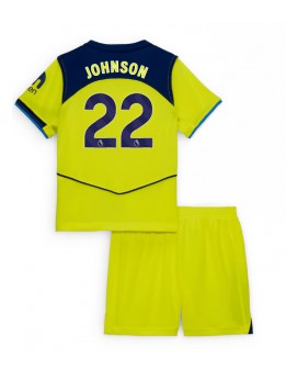 Billige Tottenham Hotspur Brennan Johnson #22 Tredjedraktsett Barn 2025-26 Kortermet (+ Korte bukser)